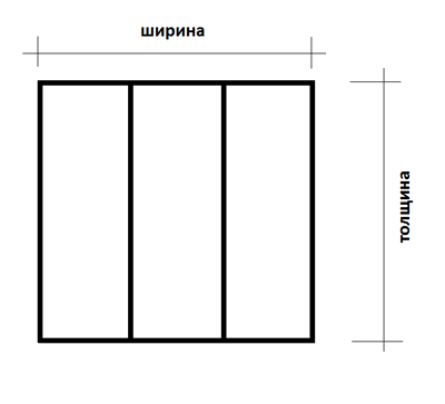 Схема сечения клееный брус